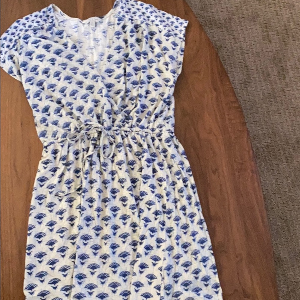 Lucky Brand wrap, drawstring  dress